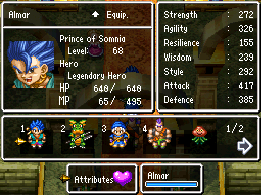 Dragon Quest 6 Almar Legendary Hero